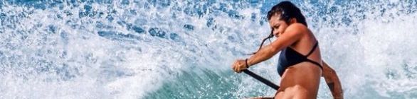 Surfista vende pranchas e remos para arrecadar dinheiro e ir ao Mundial de SUP