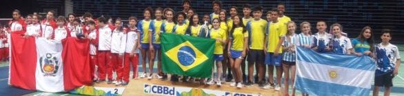 Com atletas do Piauí, Brasil conquista Sul-Americano sub-15 de badminton