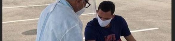 Em rede social, Gilberto mostra testes de covid19 feito pelo Bahia nos jogadores