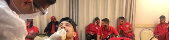 Em Campinas, jogadores do Vitória passam por nova rodada de testes para Covid-19