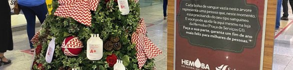 Shopping recebe Hemoba e celebram Dia Nacional do Doador de Sangue