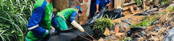 Lonas são instaladas em áreas de risco de Salvador