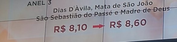 Tarifas do metrô e ônibus metropolitanos são reajustadas 