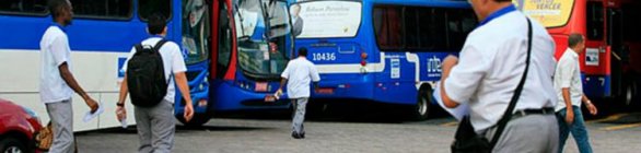 Rodoviários fazem paralisação