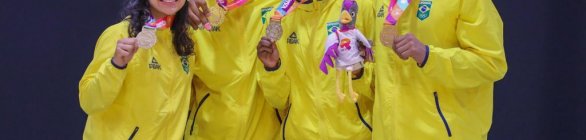 Judô e karatê brilham e Brasil chega a 99 medalhas em Rosário