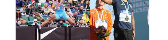 Fim de semana tem Alison dos Santos e Ana Marcela no topo