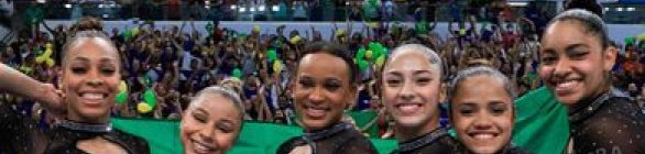Seleção feminina é campeã por equipes no Pan de ginástica artística