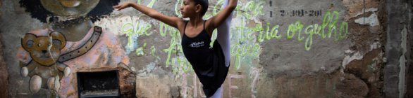 Bailarina baiana busca apoio para seleção nacional do Bolshoi