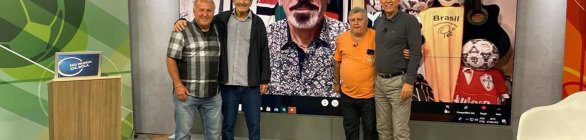 No Mundo da Bola chega à edição 500 com Zico e Edu dividindo histórias