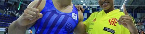 Rebeca Andrade e Caio Souza brilham no Brasileiro de Ginástica