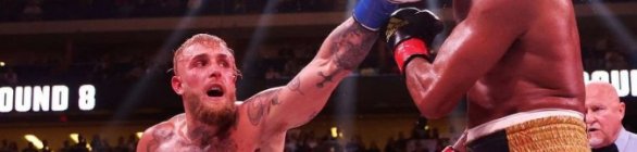 Anderson Silva perde luta de boxe para youtuber Jake Paul com knockdown no fim