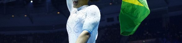 Rebeca Andrade conquista o ouro no individual geral