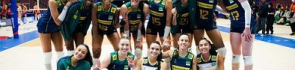 Seleção feminina vence a primeira na Liga das Nações de vôlei