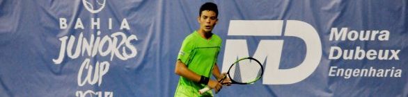 Baiano Natan Rodrigues supera cansaço, vence na estreia do 33º Bahia Jrs Cup