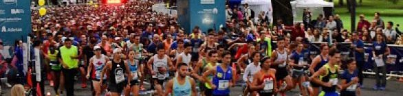 Milhares de corredores foras às ruas de Buenos Aires