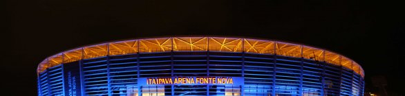 Arena Fonte Nova ganha iluminação azul para alertar sobre ao câncer de Próstata