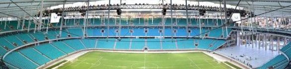 Arena Fonte Nova troca parte do gramado do Setor Norte