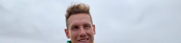 Vagner Souta conquista a medalha de bronze na canoagem K1 1000 m em Lima