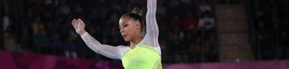 Flavia Saraiva conquista bronze para o Brasil na ginástica artística