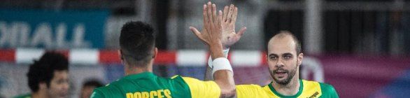 Seleção masculina de vôlei estreia com vitória no Pan