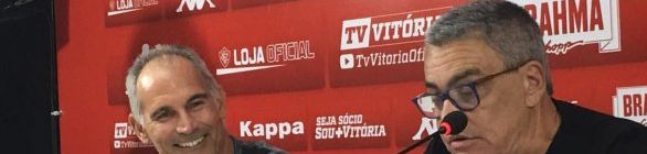 Apresentado, Amadeu diz que assumir o profissional do Vitória é sonho realizado