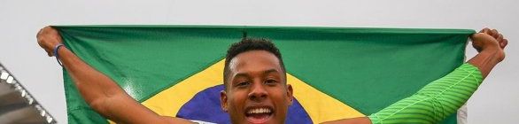 Paulo André Oliveira conquistou a medalha de prata dos 100m rasos nos Jogos Pan-