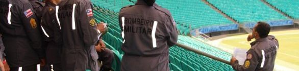 Militares aproveitam estrutura da Arena Fonte Nova para realizarem visita técnic