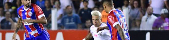 Em jogo com VAR agitado, Santos vence o Bahia na Vila Belmiro
