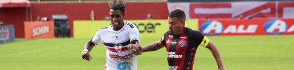  Vitória goleia e fica muito perto de classificação na Copa do Nordeste