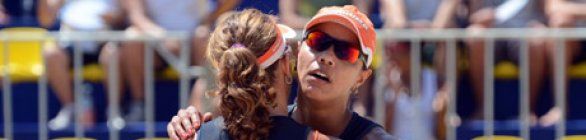Juliana e Larissa estão nas semifinais do Circuito BB de Vôlei de Praia 2012