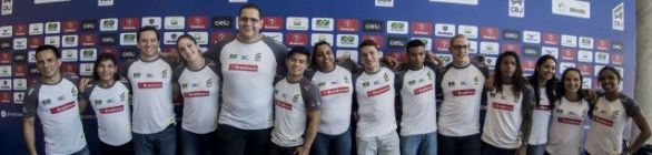 Seleção Brasileira de Judô concede entrevista coletiva à imprensa  