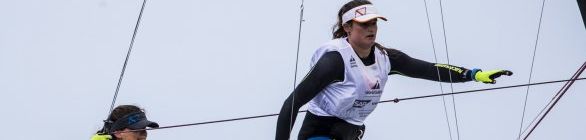 Martine e Kahena estão em segundo na final da Copa do Mundo de vela